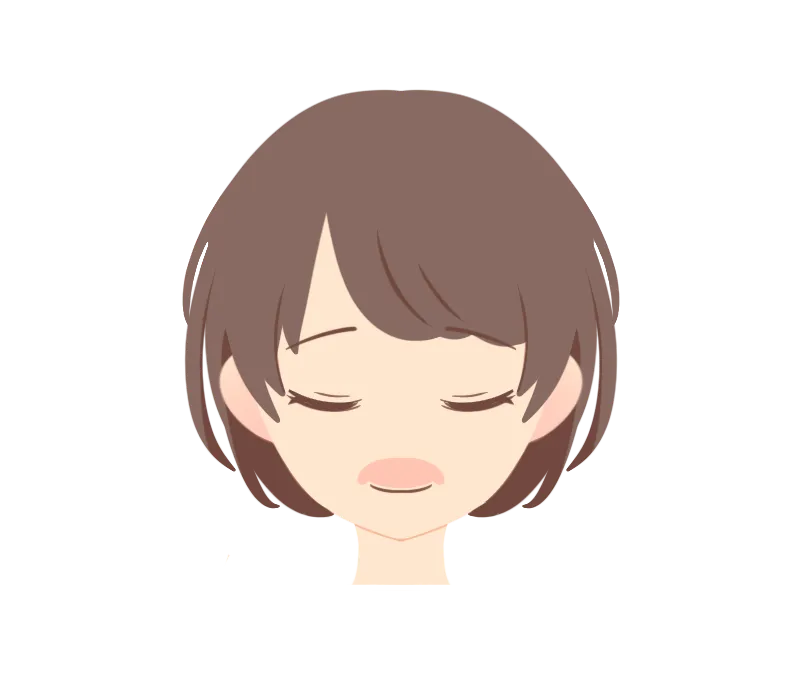 イラスト：鼻下