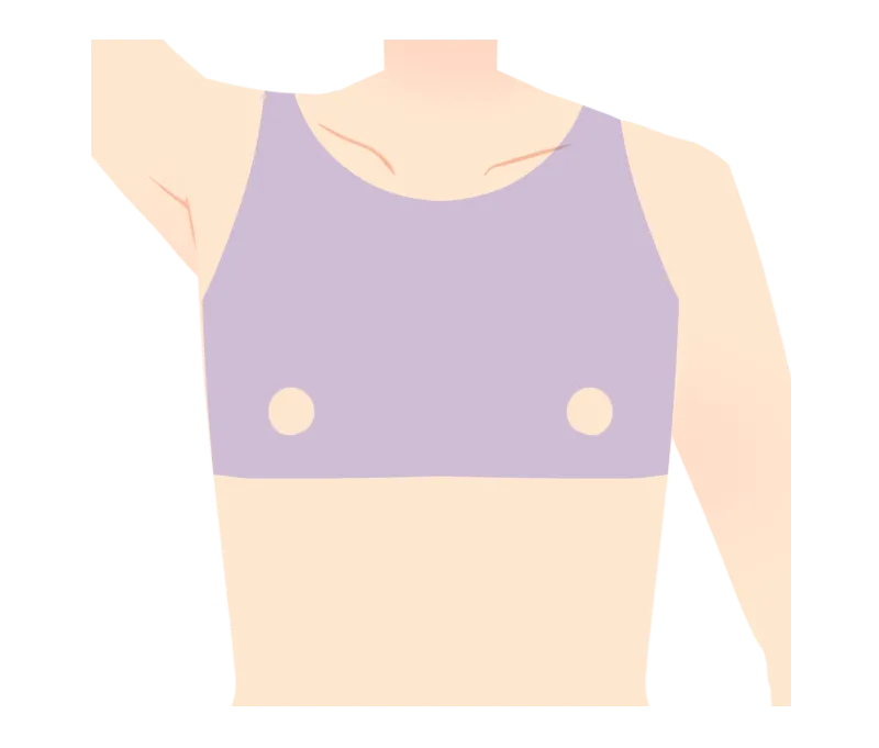 イラスト：胸